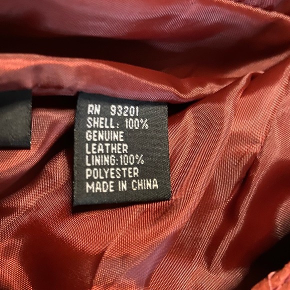 Vintage Red Y2K Hypo Active Genuine Suede Leather Jacket Blazer Size XL Oversize - Picture 4 of 8